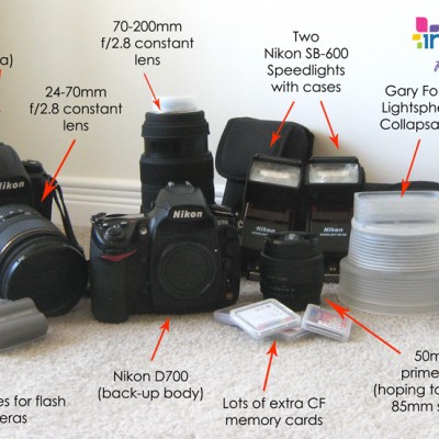 So You Want to Be A Wedding Photographer: A Beginner’s Shopping List