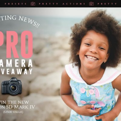 PRO CAMERA GIVEAWAY: CANON 5D MARK IV DSLR CAMERA {$3500 VALUE}